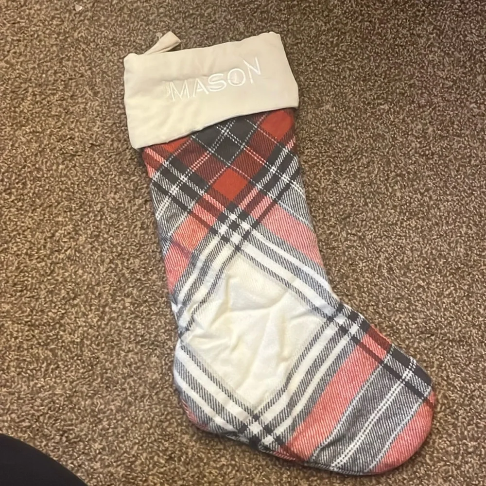 Pottery Barn Mason Stocking